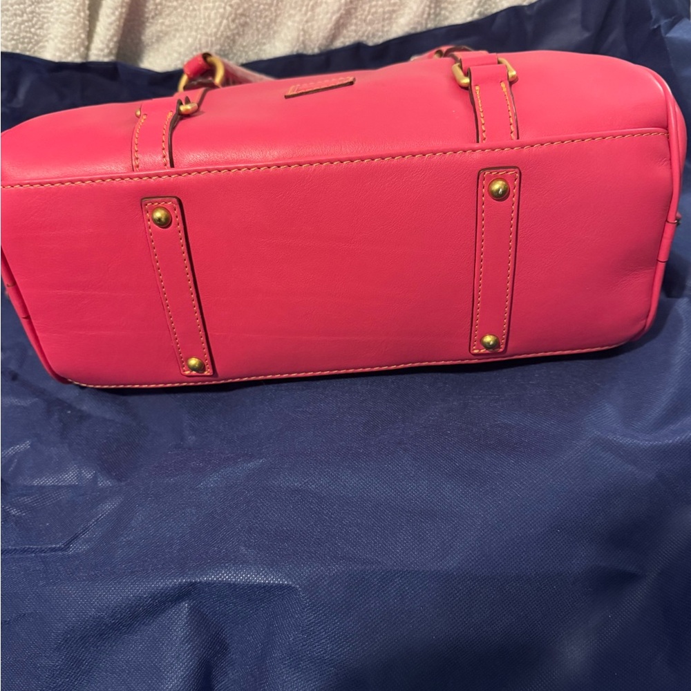 Dooney & Bourke Pink Satchel - Picture 9 of 13